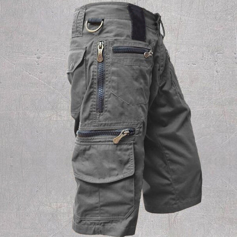 Dieter | Men's Solid Color Cargo Shorts with Multiple Pockets