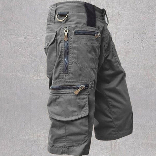 Dieter | Men's Solid Color Cargo Shorts with Multiple Pockets