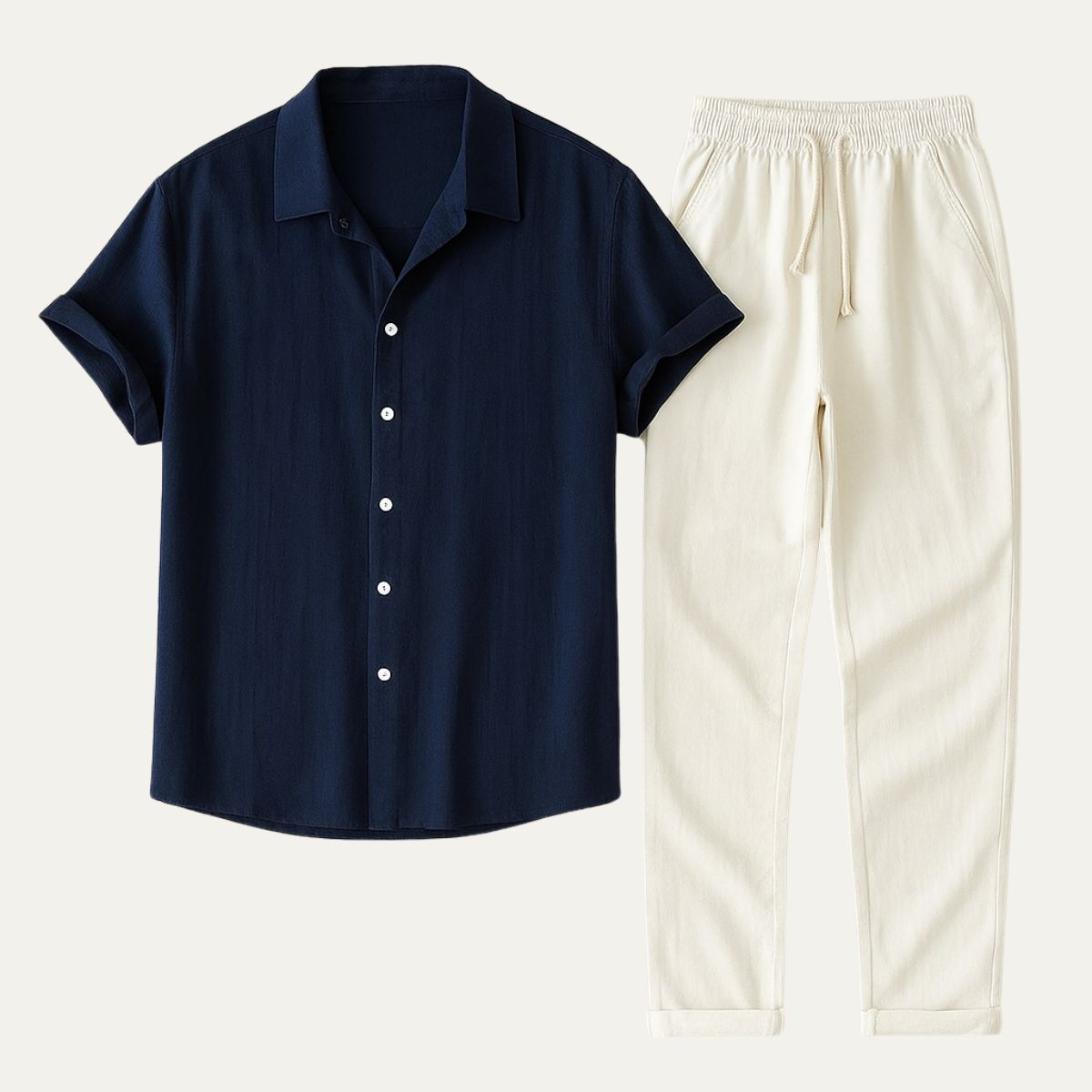 The Amalfi Linen Set – Summer Shirt & Pants for Men