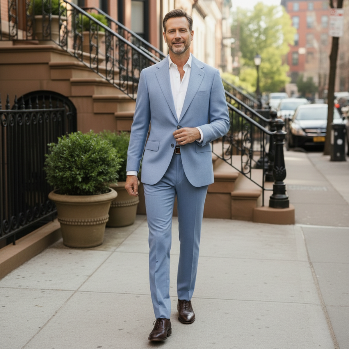 The Amalfi Linen Wedding Guest Men Suit