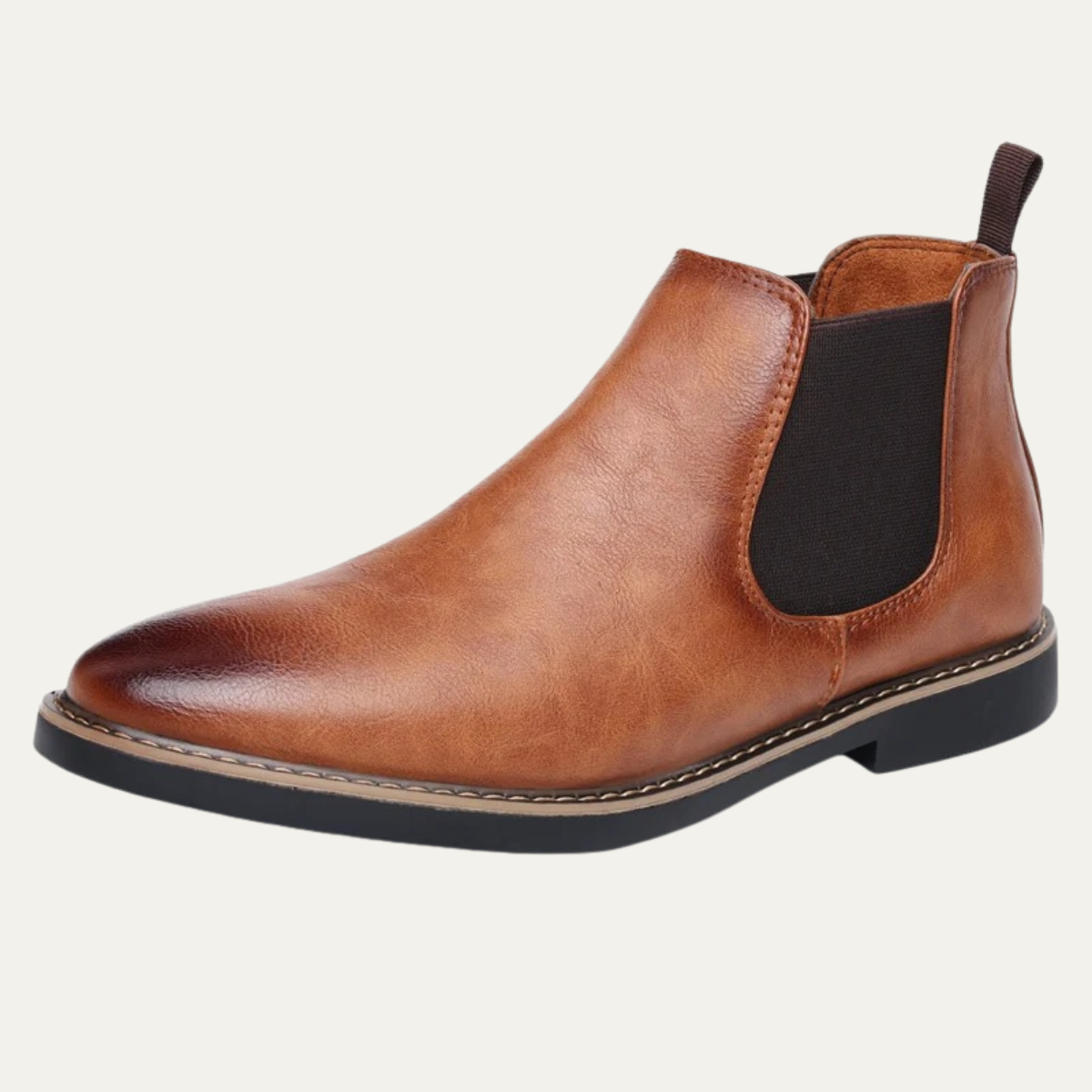 The Ascot Men’s Elegant Leather Chelsea Boots