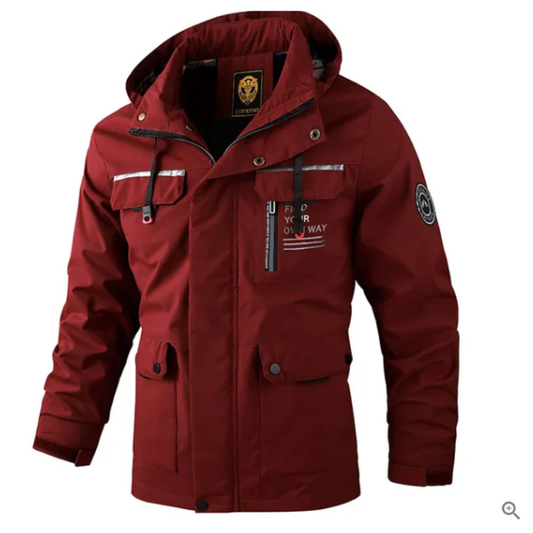 Ronald | Men’s Modern Hooded Winter Jacket with Pockets