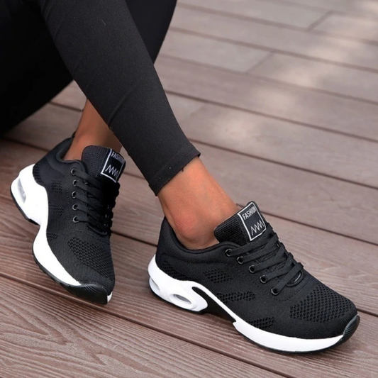 Wendolyne | Women’s Lightweight Orthopedic Running Shoes – Breathable Mesh – Cushioned Lace-Up Athletic Sneakers