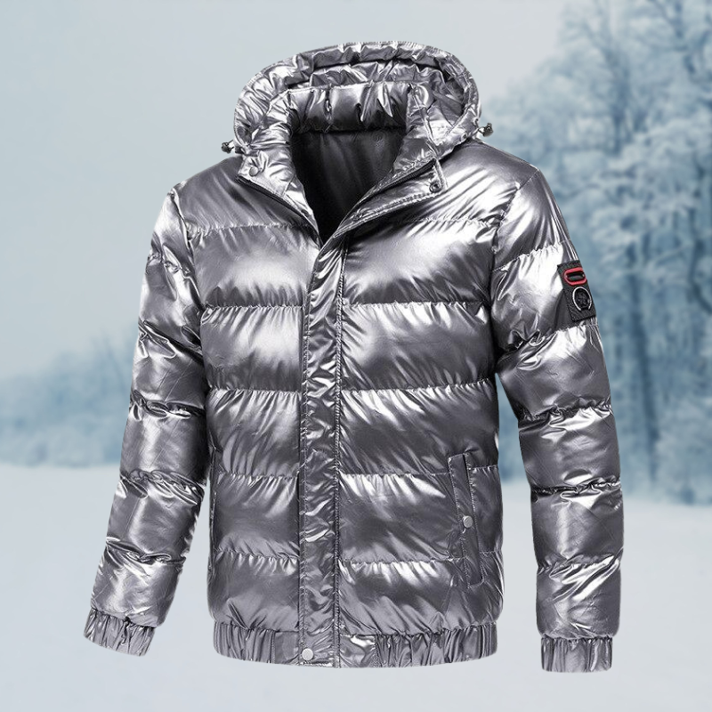 Jasper | Men’s Waterproof Padded Quilted Winter Jacket with Hood