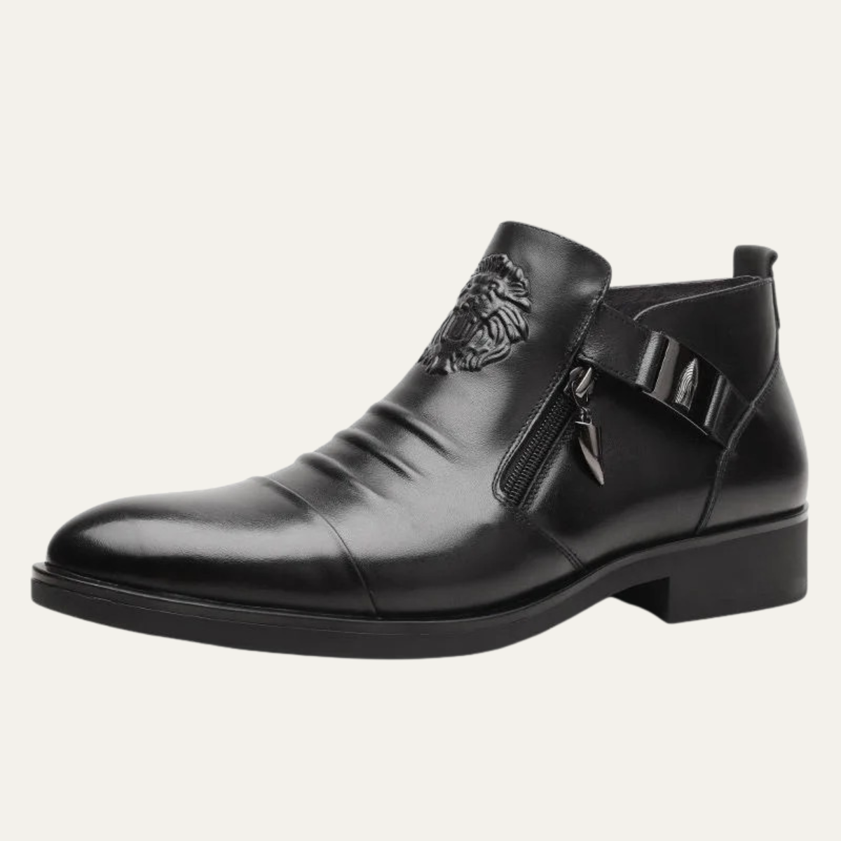 The Barbaresco Men’s Pointed Toe Leather Ankle Boots