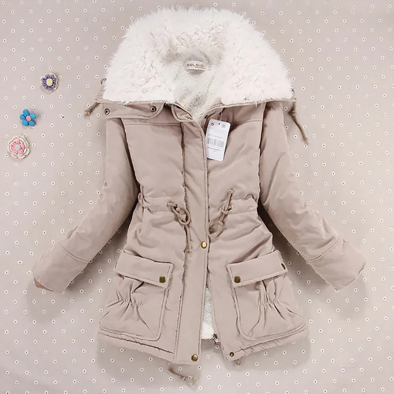 Riana | Women's Lightweight Winter Jacket with Fleece Lining and Drawstring