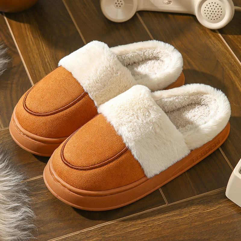 Winfrieda | Women's Winter Slippers with Closed Toe, Plush Lining & Thick Sole