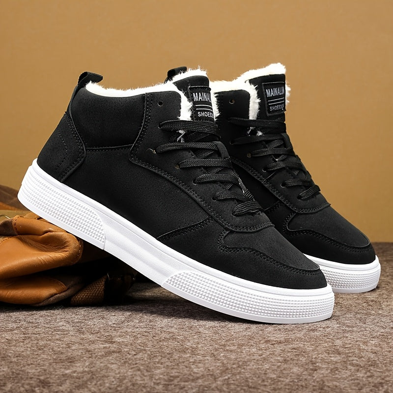 Yorick | Men’s High-Cut Winter Boots with Lace-Up Design and Warm Interior Lining
