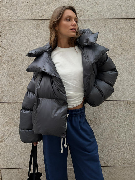 Ainsley | Women’s Thick Winter Padded Jacket with Hood