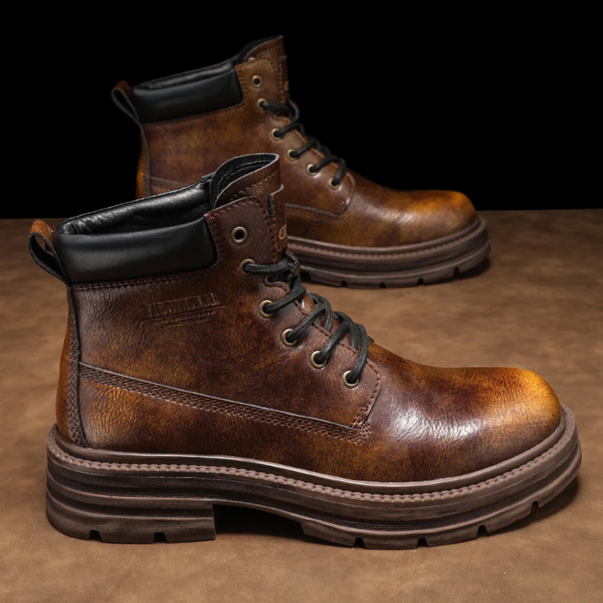 The San Teodoro Men’s Durable Leather Work Boots
