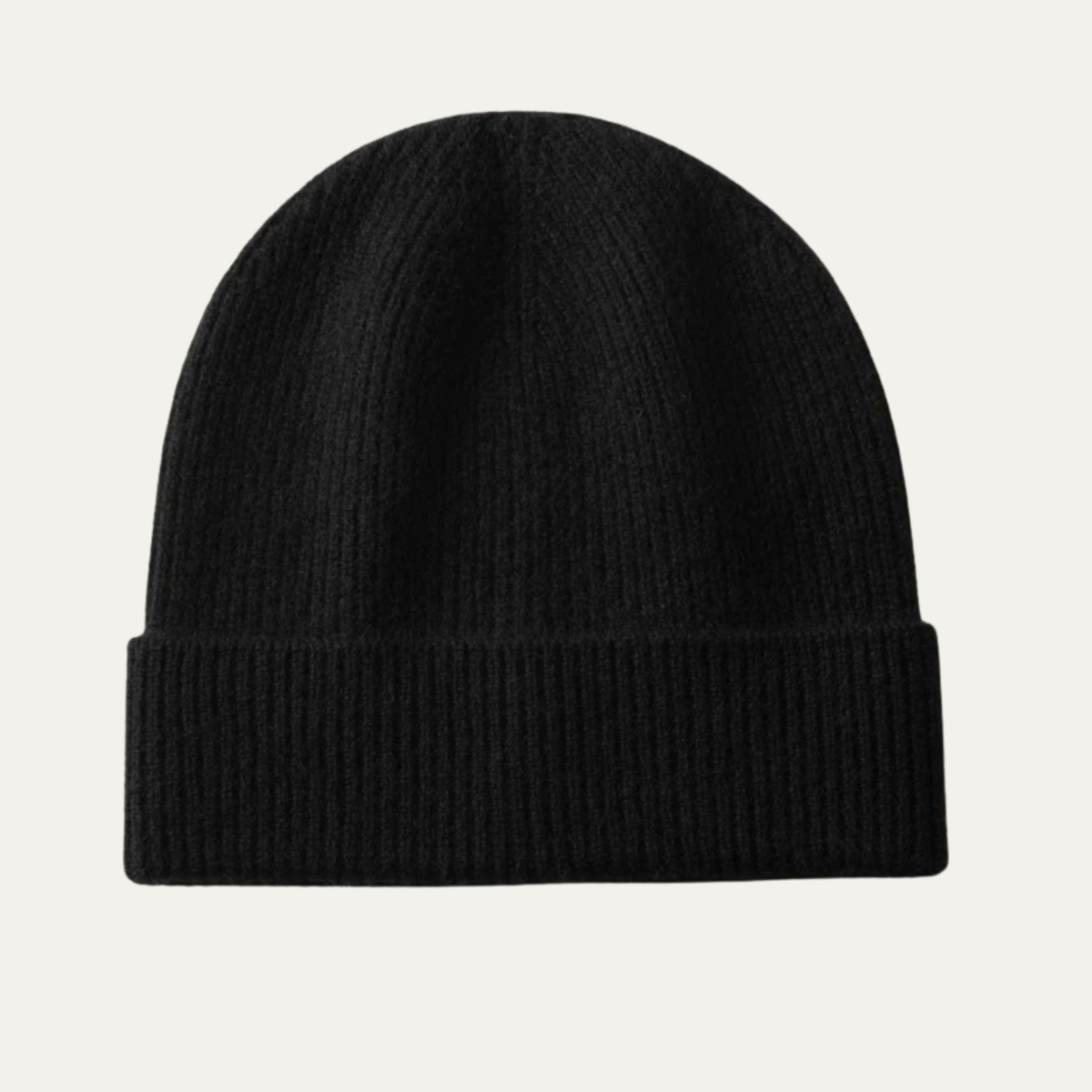 The Rockford Men&#39;s Soft Ribbed Knit Cashmere Beanie