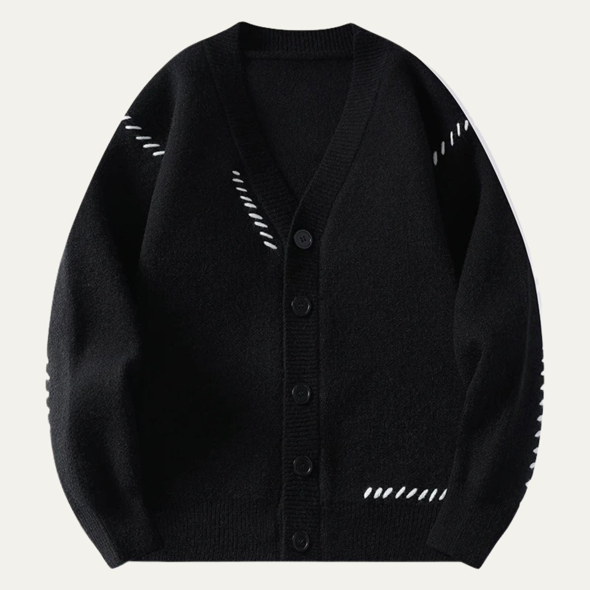 The London Men’s V Neck Button Up Knitted Winter Cardigan