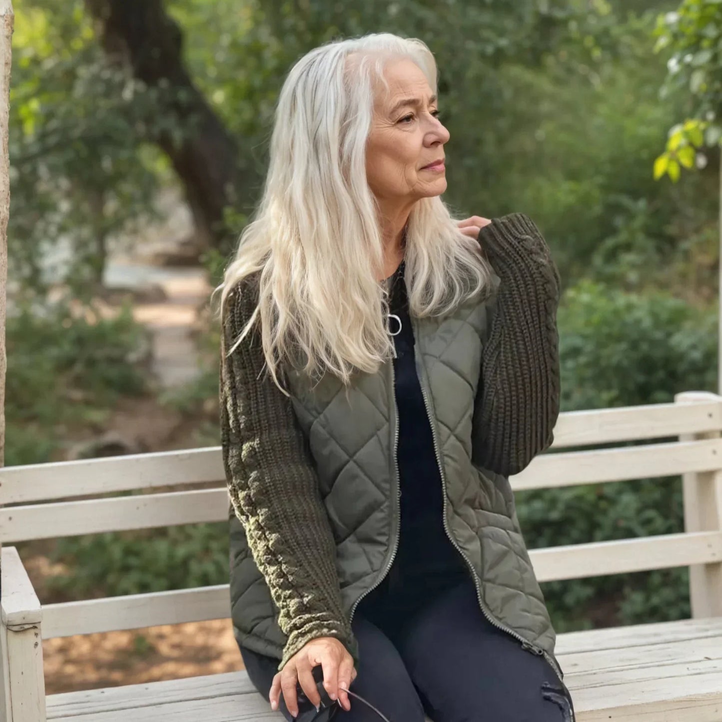 Meredith | Women’s Quilted Zip Jacket with Stand Collar | Stylish & Comfortable Modern Outerwear