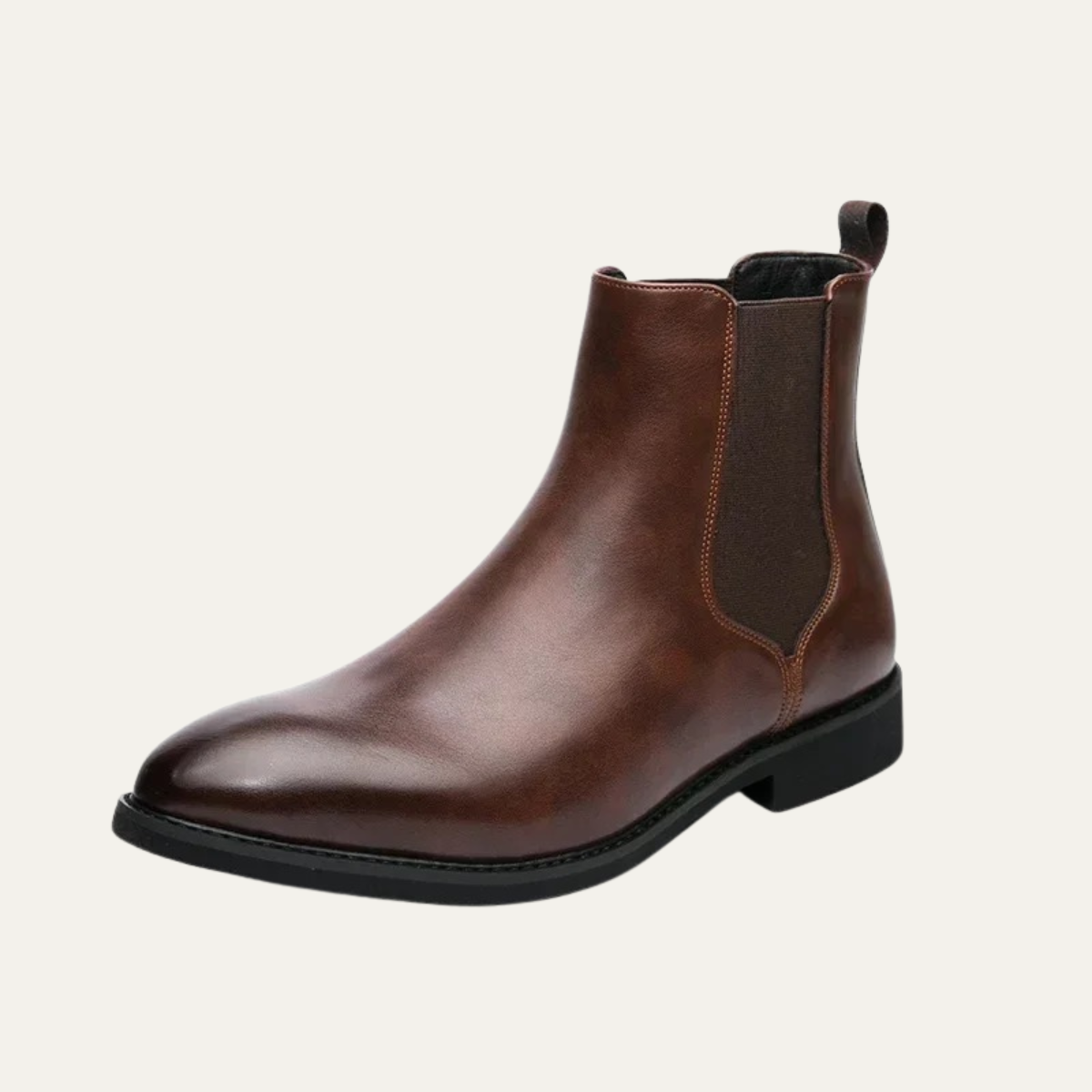 The Cobblestone Men’s Classic Ankle Slip On Leather Boots