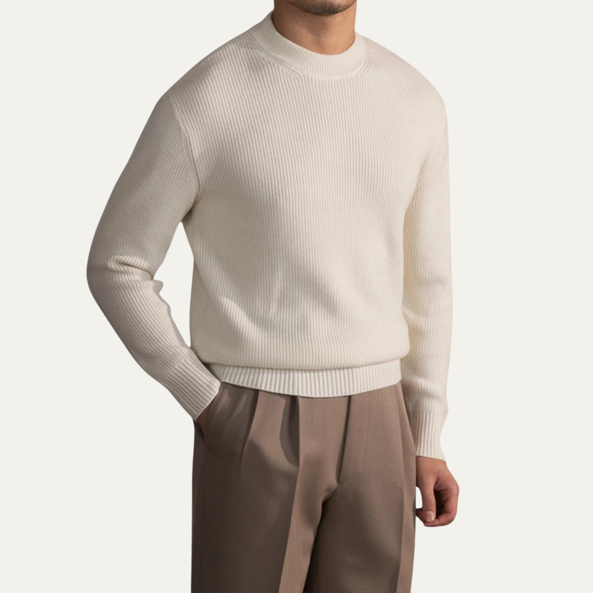 The Sunningdale Men's Wool Blend Crew Neck Jumper