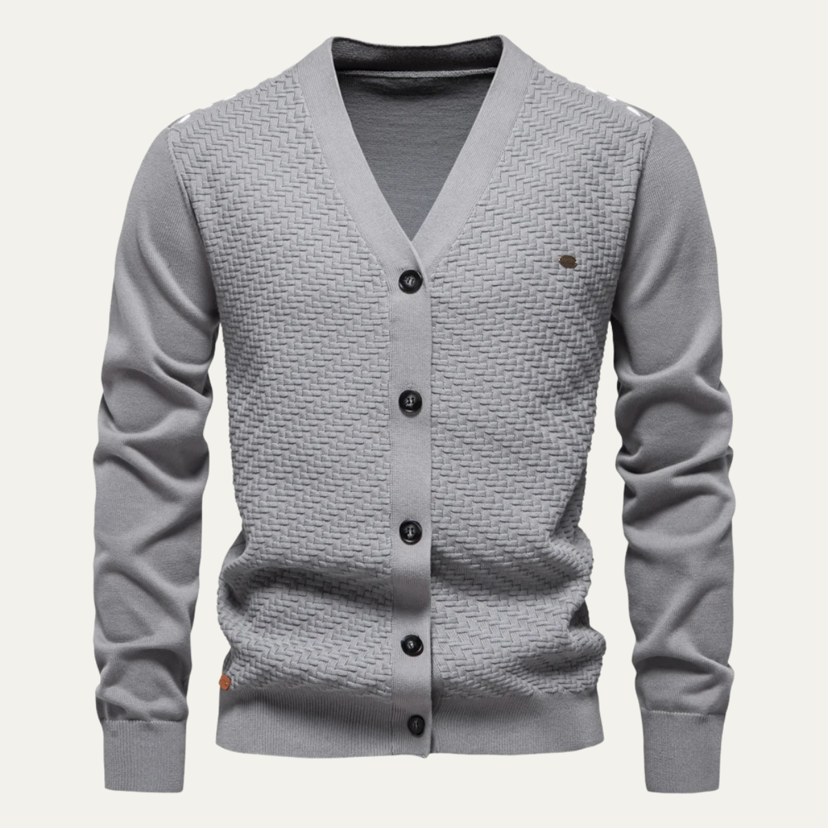 The Carmarthen Men's Stylish Button Front Knit Cardigan