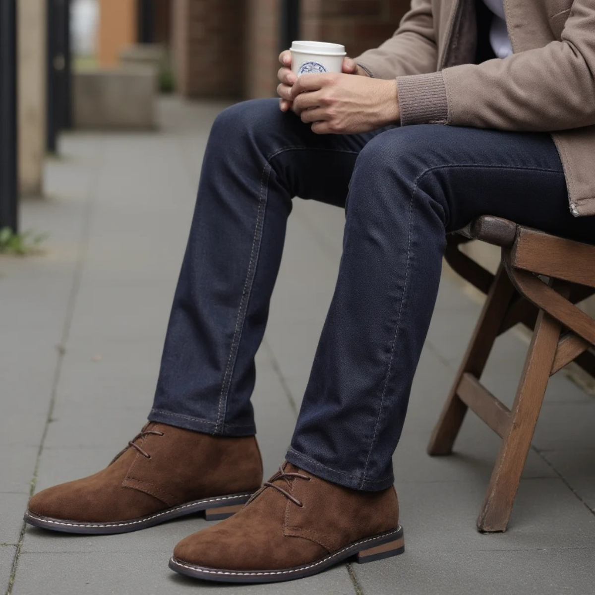 The Hammersmith Men’s Classic Lace Up Brown Suede Boots