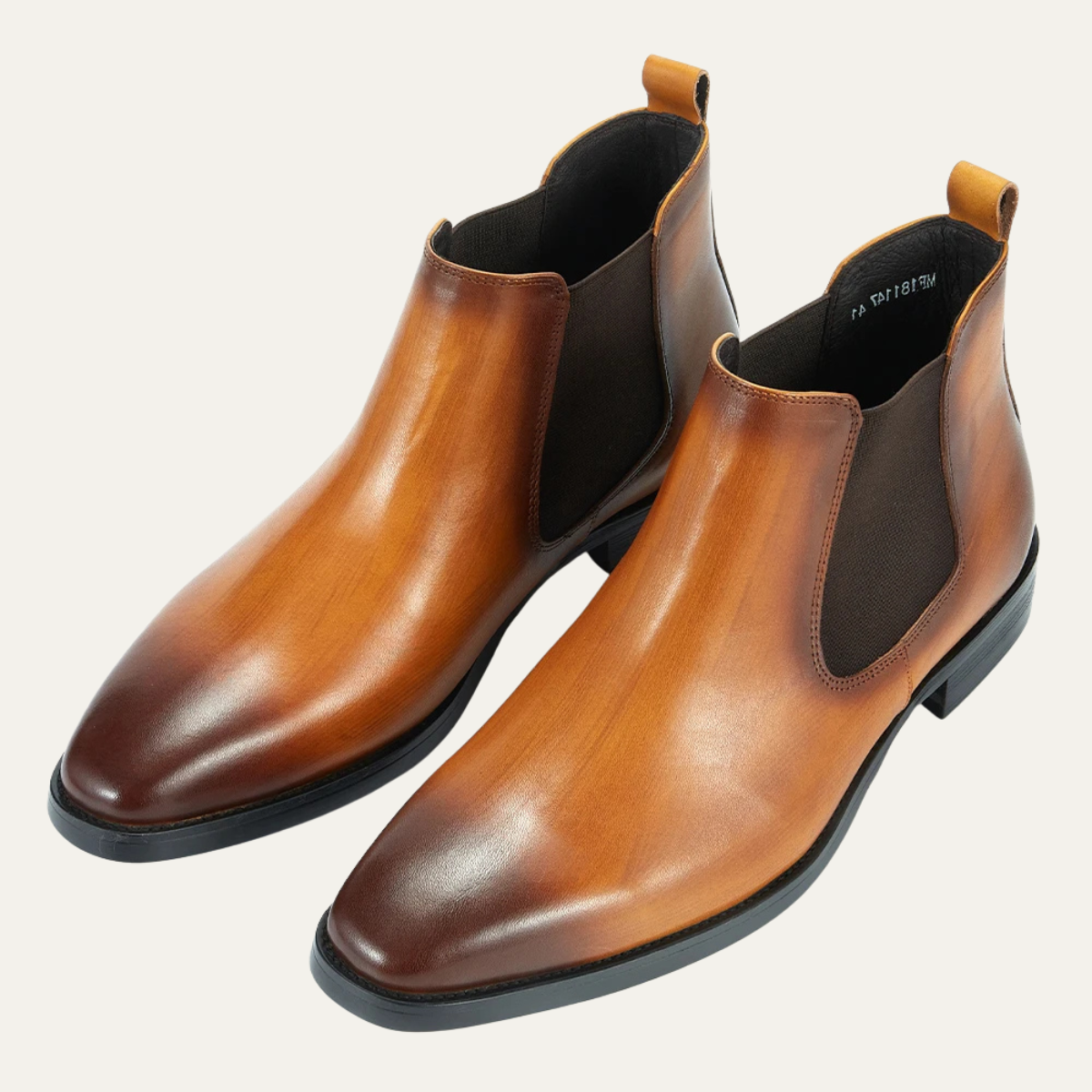The Kirkwall Men's Polished Leather Smart Chelsea Boots