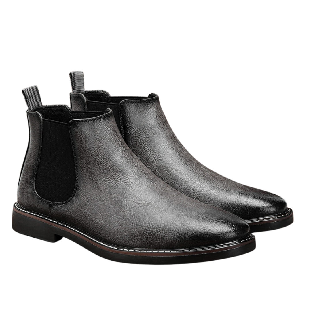 Heldro | Men’s Comfortable Retro Leather Boots with Durable Sole