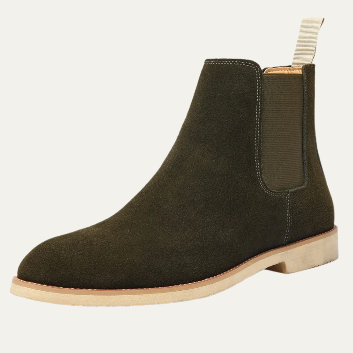 The Testaccio Men's Smart Casual Suede Ankle Chelsea Boots