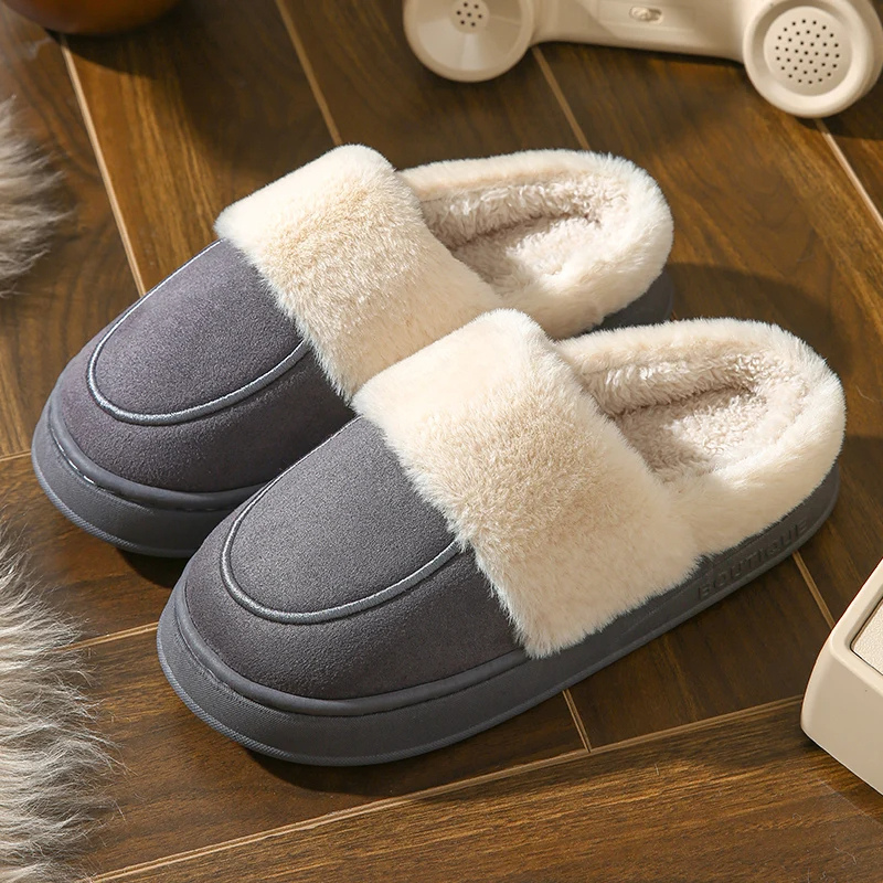 Winfrieda | Women's Winter Slippers with Closed Toe, Plush Lining & Thick Sole