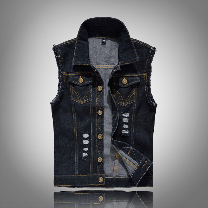 Ashton | Men’s Vintage Style Waistcoat with Lapel Collar & Button Closure
