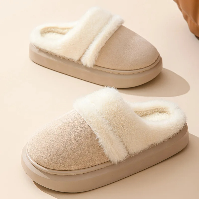 Wiebkena | Women's Winter Slippers with Plush Lining & Thick, Warm Padding