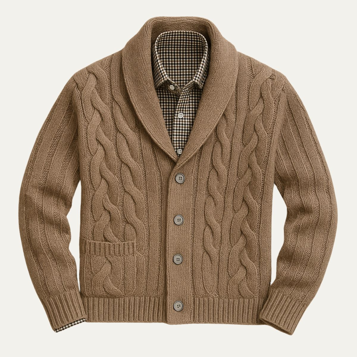 The Kensington Knitted Cardigan for Men
