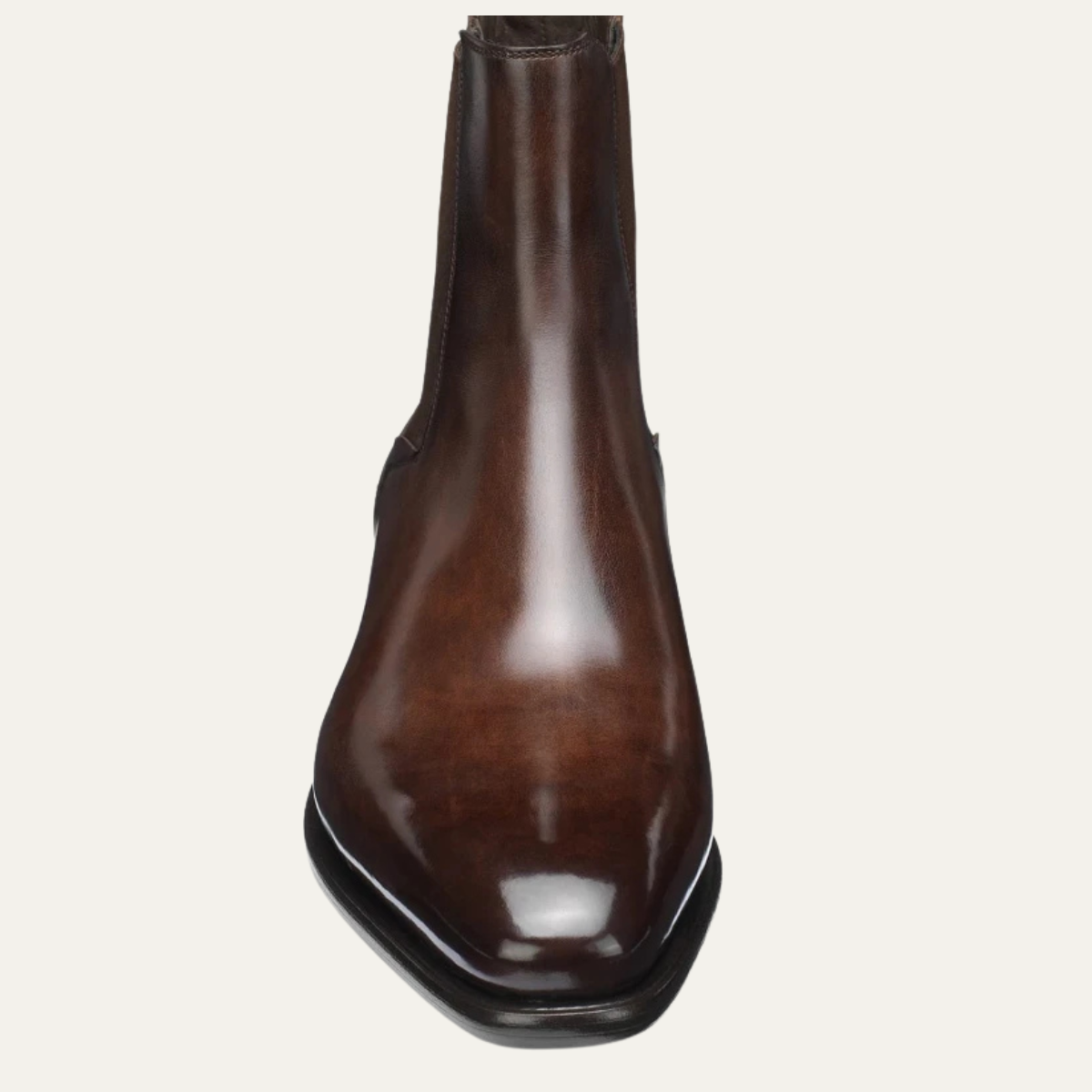 The Manduria Men’s Elegamt Polished Classic Leather Ankle Dress Boots