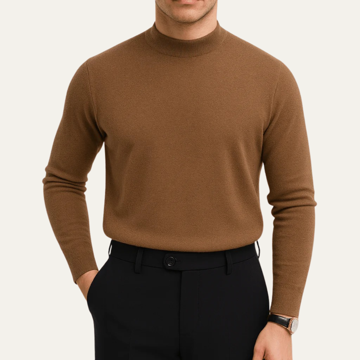 The Salcombe Men's Slim Fit Knit Crew Neck Jumper