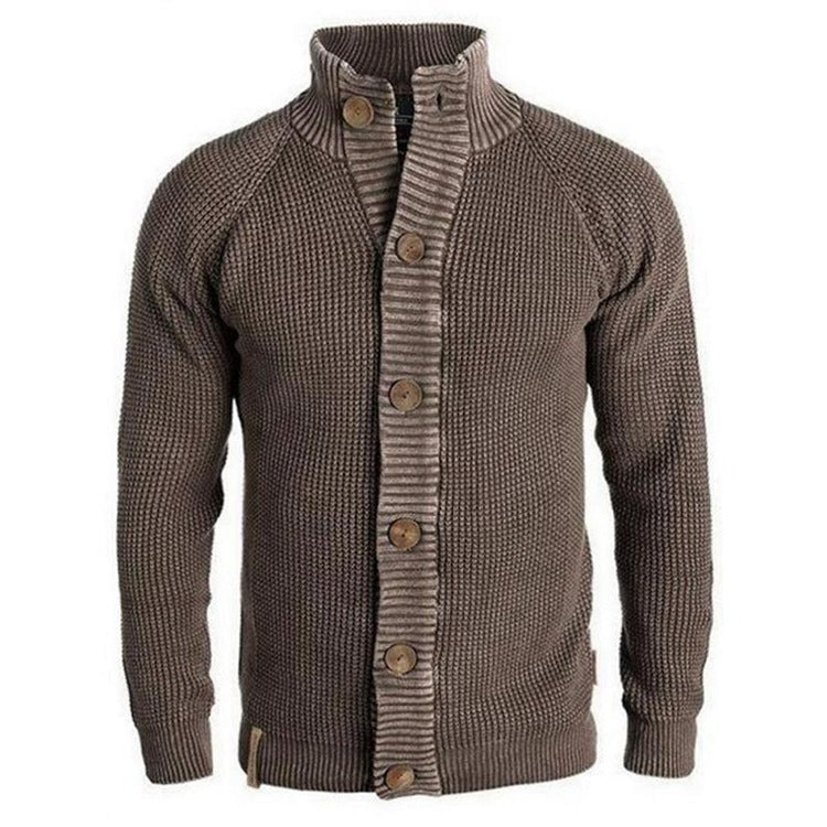 Hubert | Men's Buttoned Knitted Cardigan – Soft, Comfortable & Durable
