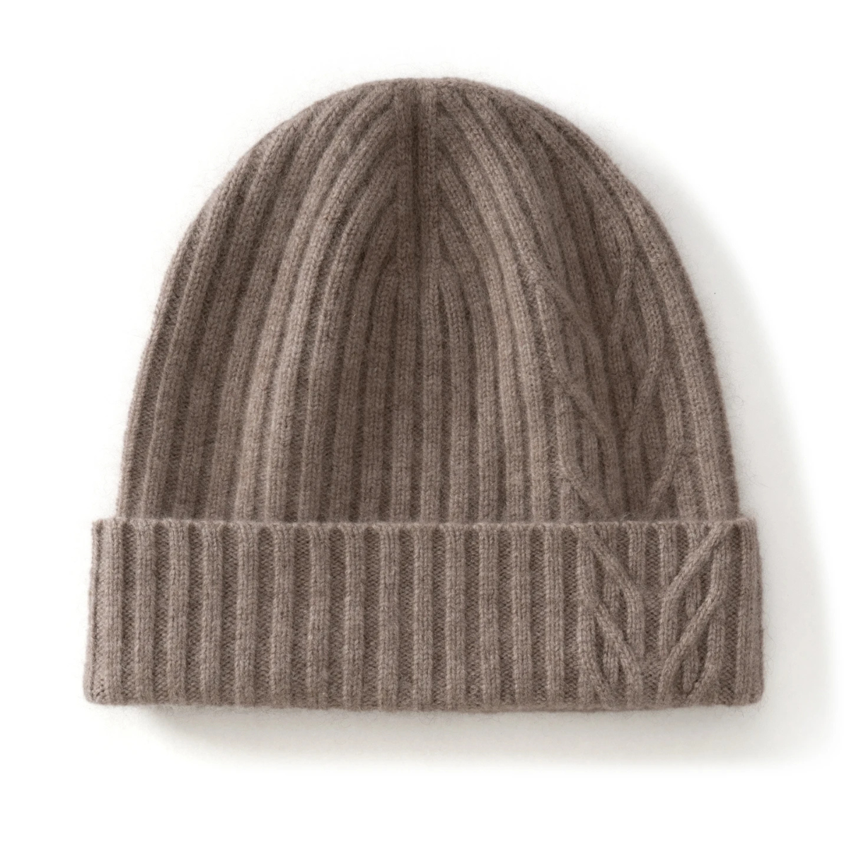 The Wentworth Men's Luxury Ribbed Knit Cashmere Beanie