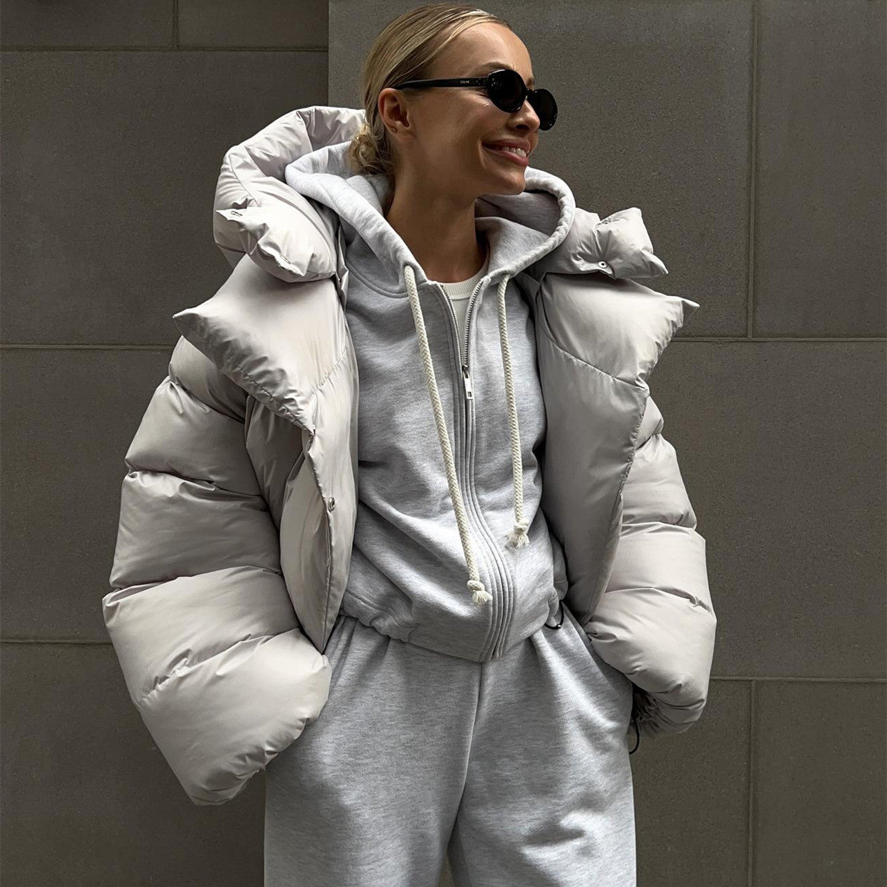 Ainsley | Women’s Thick Winter Padded Jacket with Hood