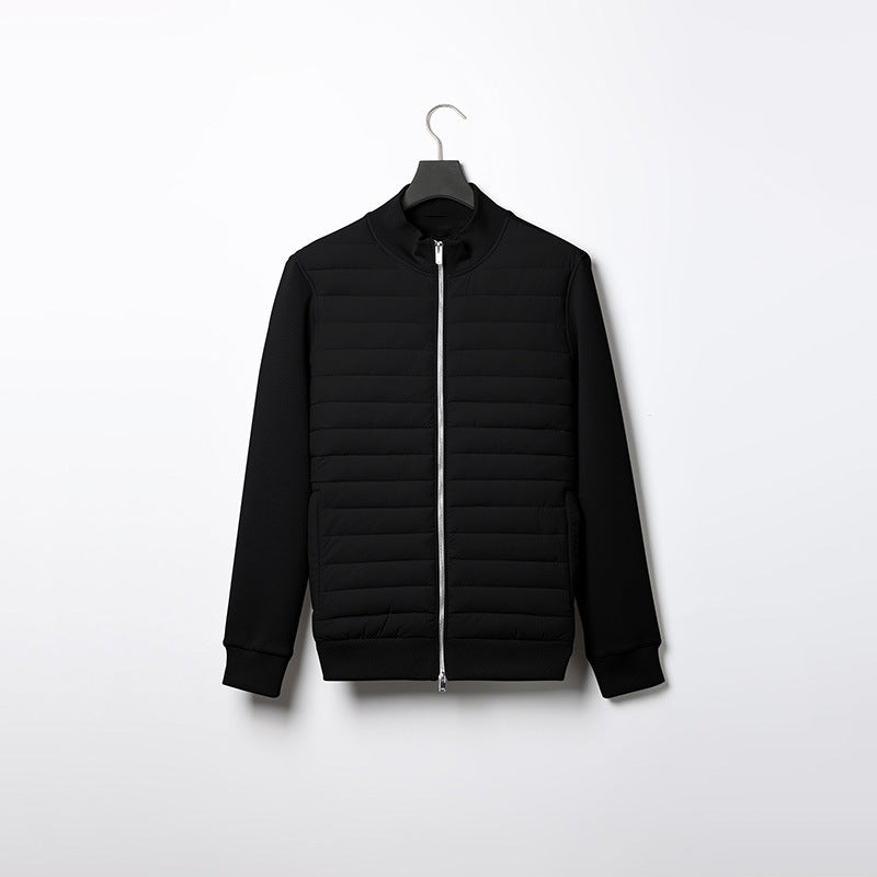 Augustus | Men's Solid Colour Full Zip Stand Collar Transitional Jacket