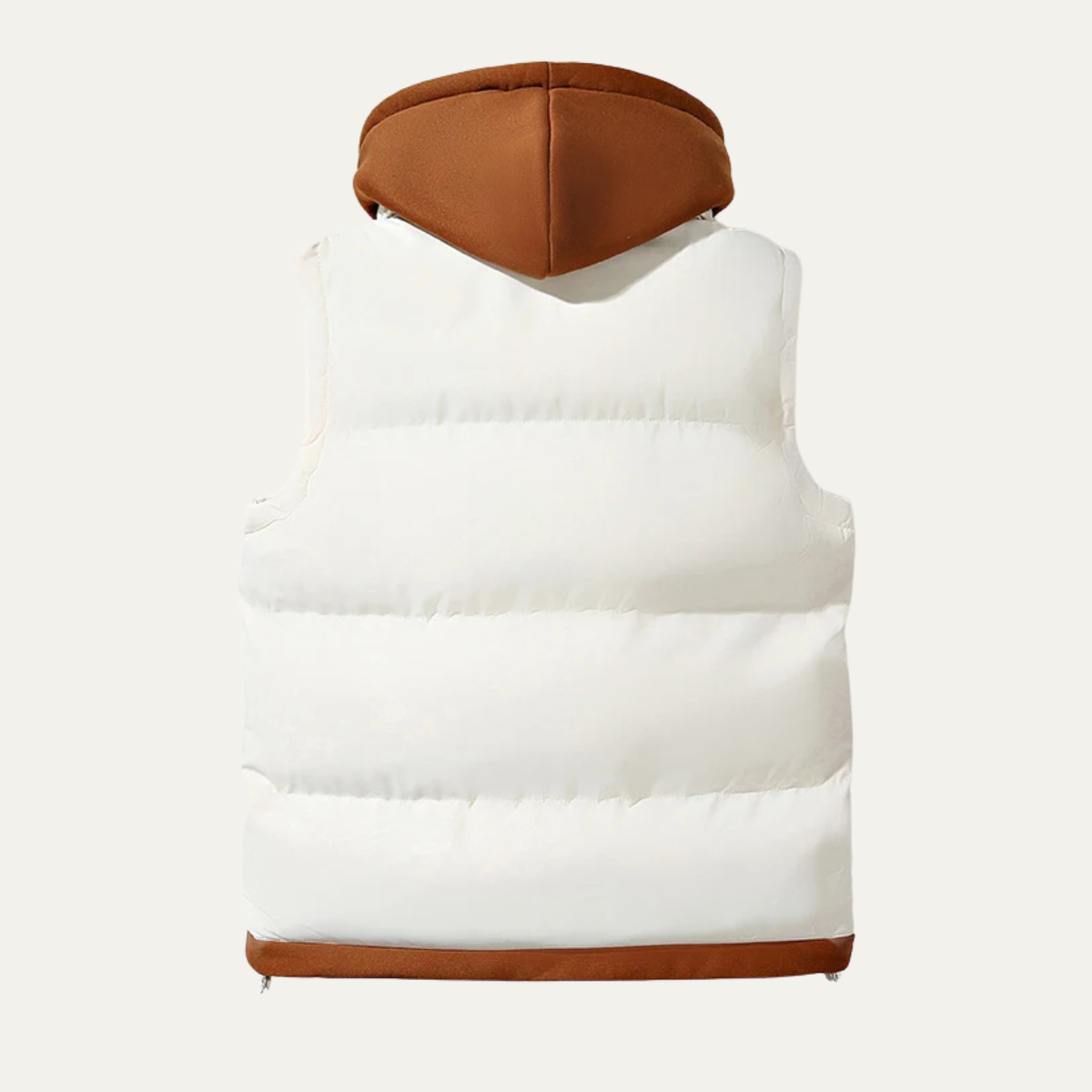 The Courmayeur Men's Hooded Sleeveless Warm Winter Puffer Gilet