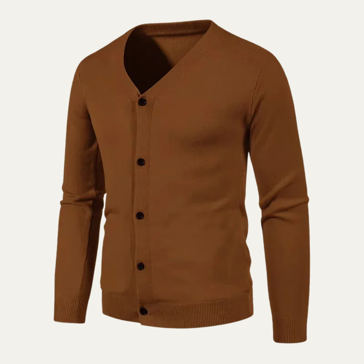 The Gloucester Men’s Trendy V Neck Lightweight Button Cardigan
