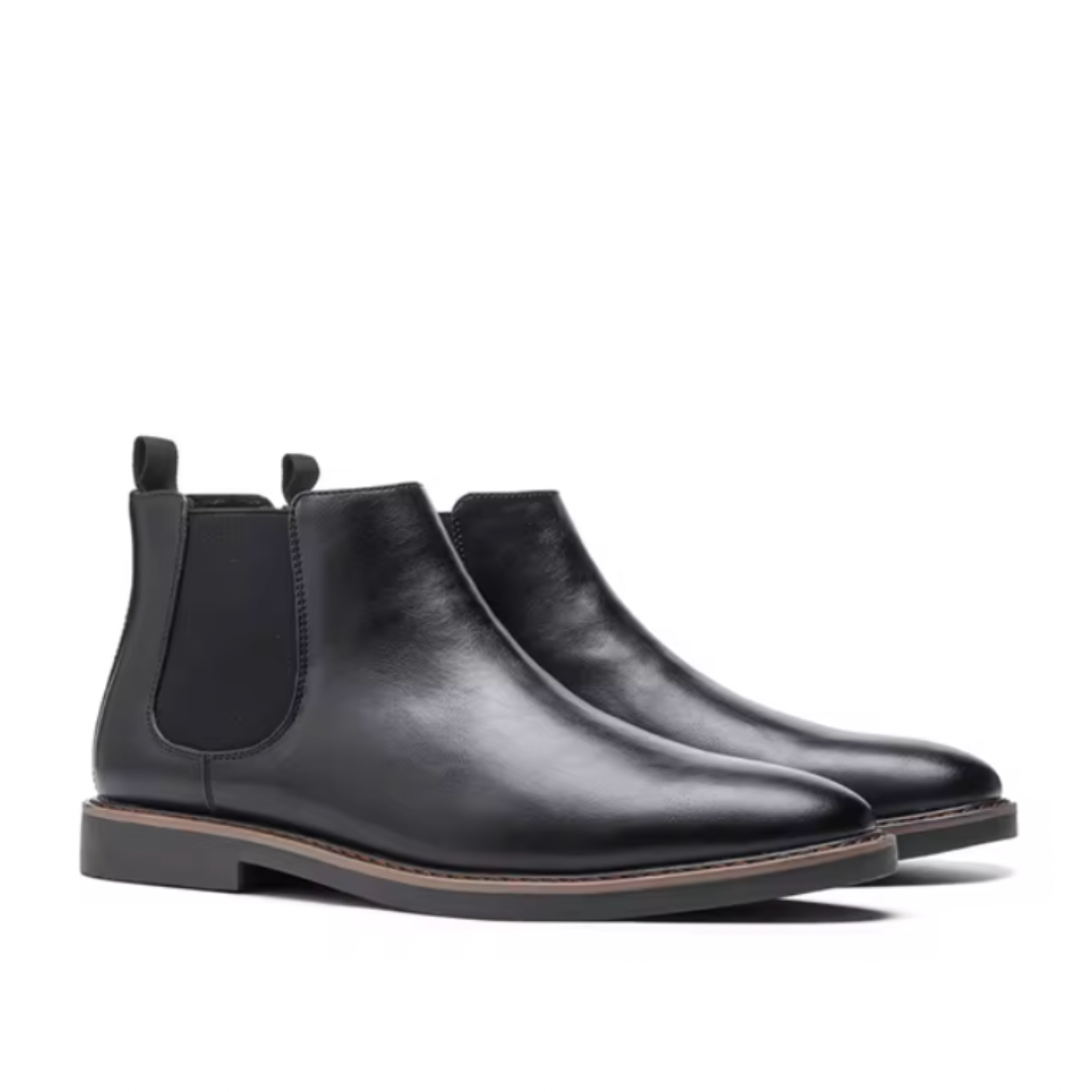 Leond | Men's Vintage Chelsea Boots – Robust and Stylish Casual Business Boots with Elastic Inserts