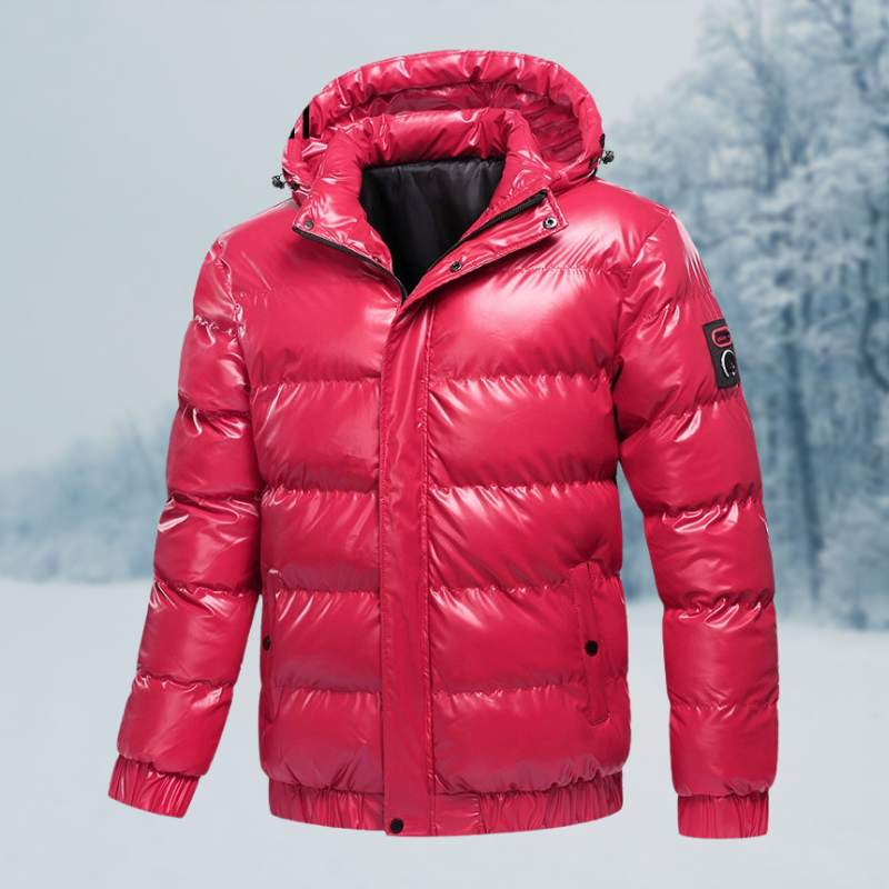 Jasper | Men’s Waterproof Padded Quilted Winter Jacket with Hood