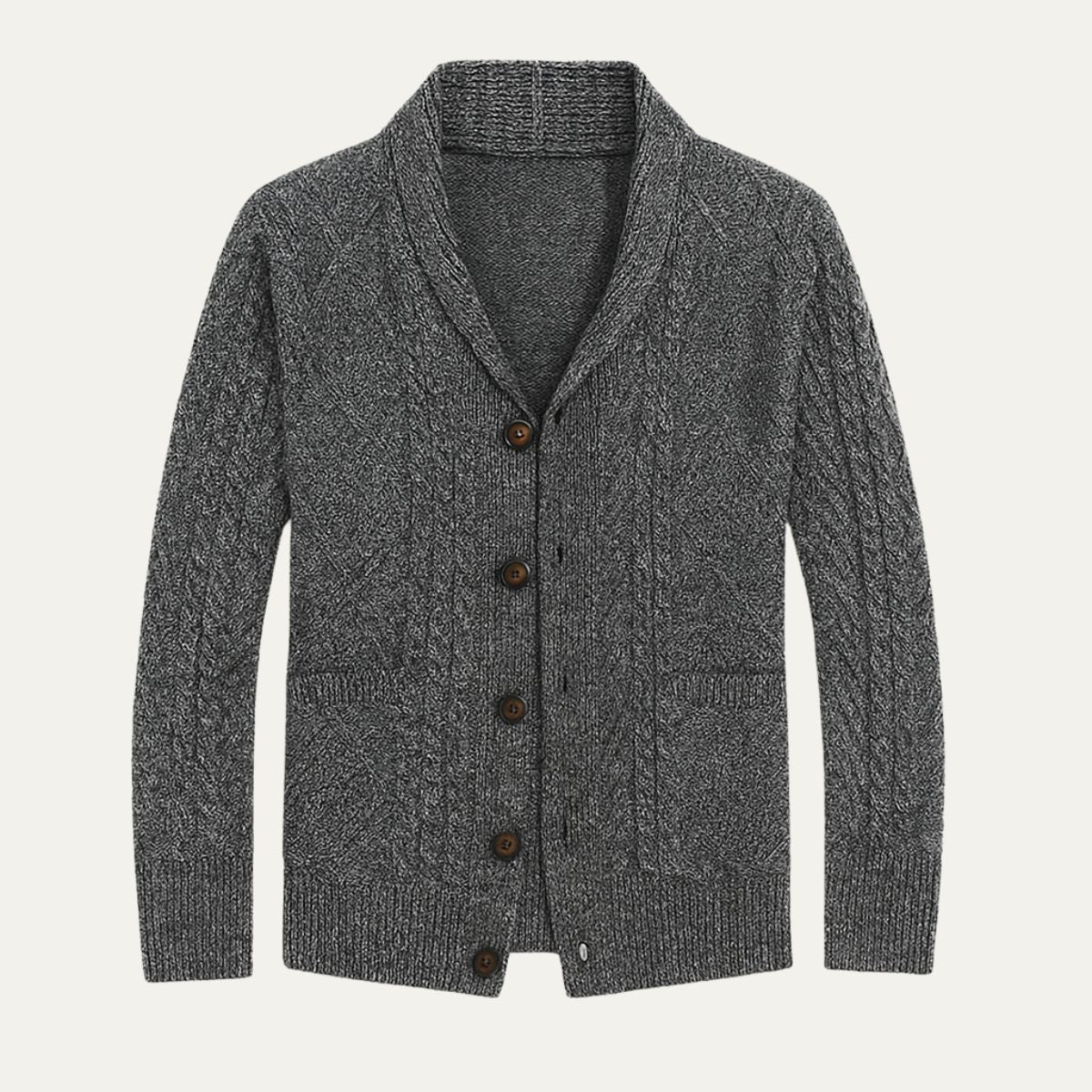 The Winchester 100% Cashmere Cardigan for Men