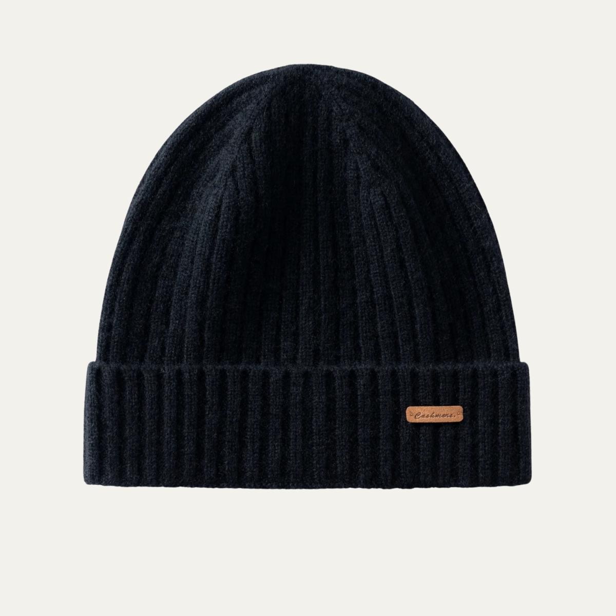 The Blackwell Men's Stylish Ribbed Knit Cashmere Beanie