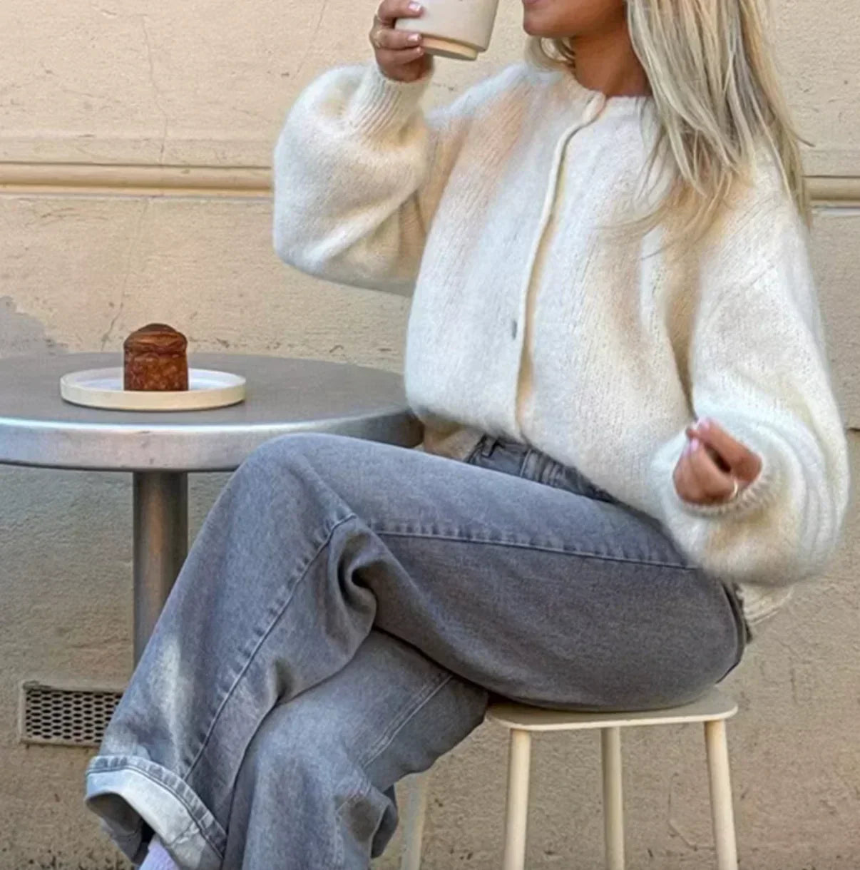 Mia | Women’s Knit Buttoned Cardigan | Soft, Elegant & Comfortable Winter Layer