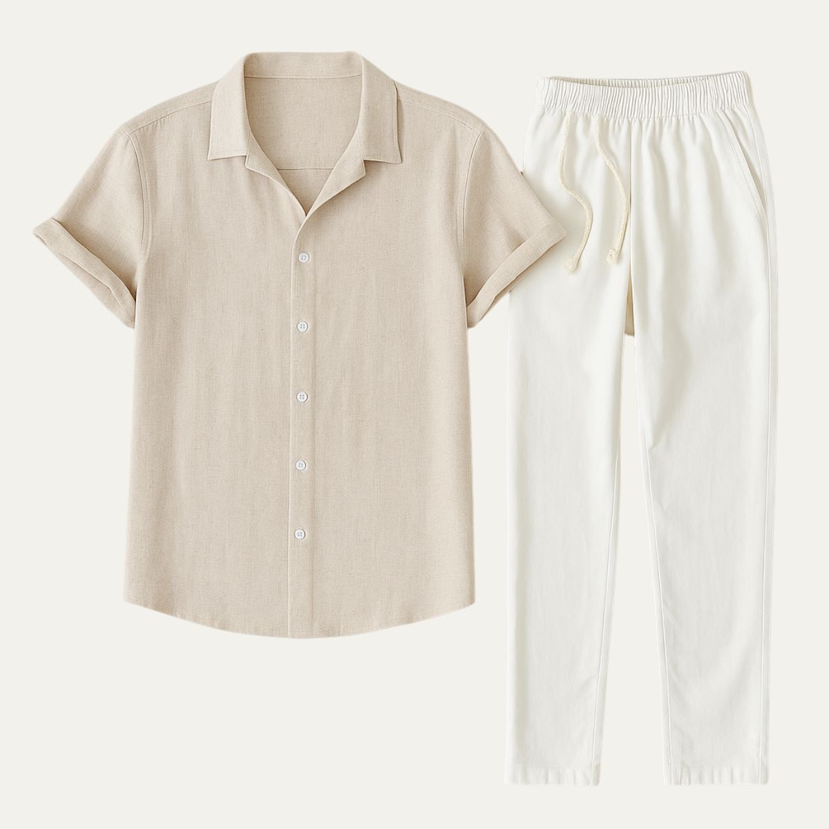 The Amalfi Linen Set – Summer Shirt &amp; Pants for Men