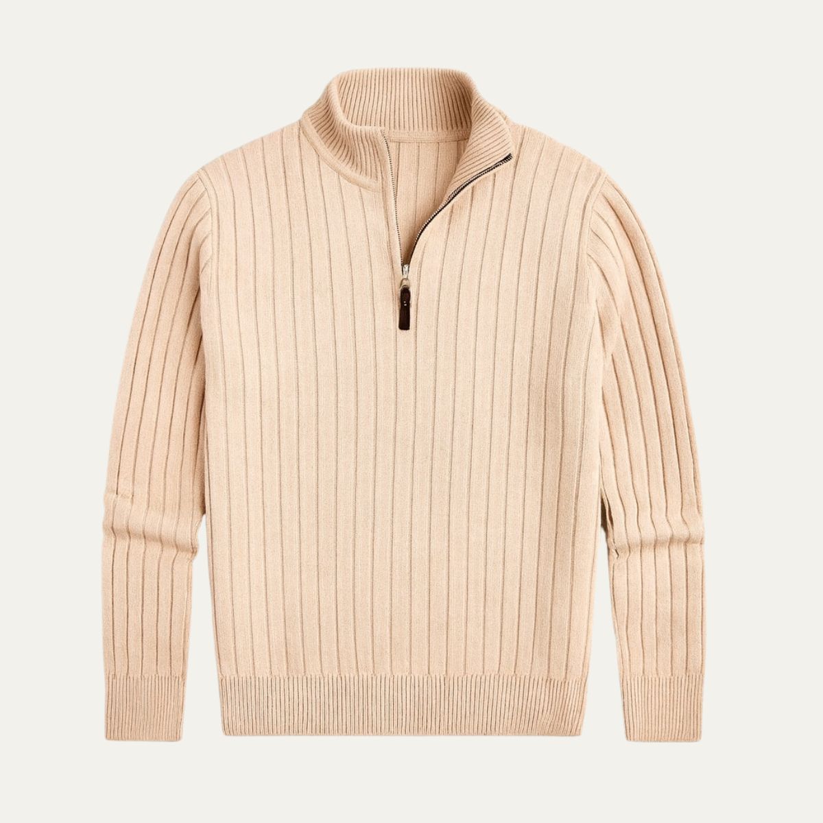 The Oslo Quarter Zip Jumper for Men - Old Money