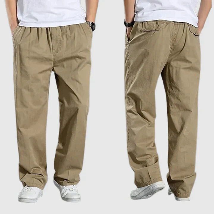 Burkhard | Men's Solid Colour Loose-Fit Cargo Pants – Premium Comfort & Style for Everyday Wear