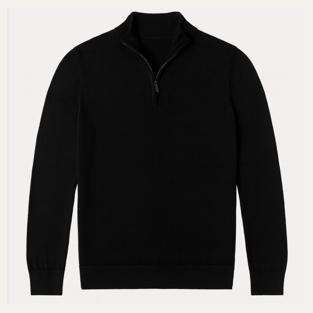 The Aviemore Men&#39;s Quarter Zip Slim Fit Casual Jumper