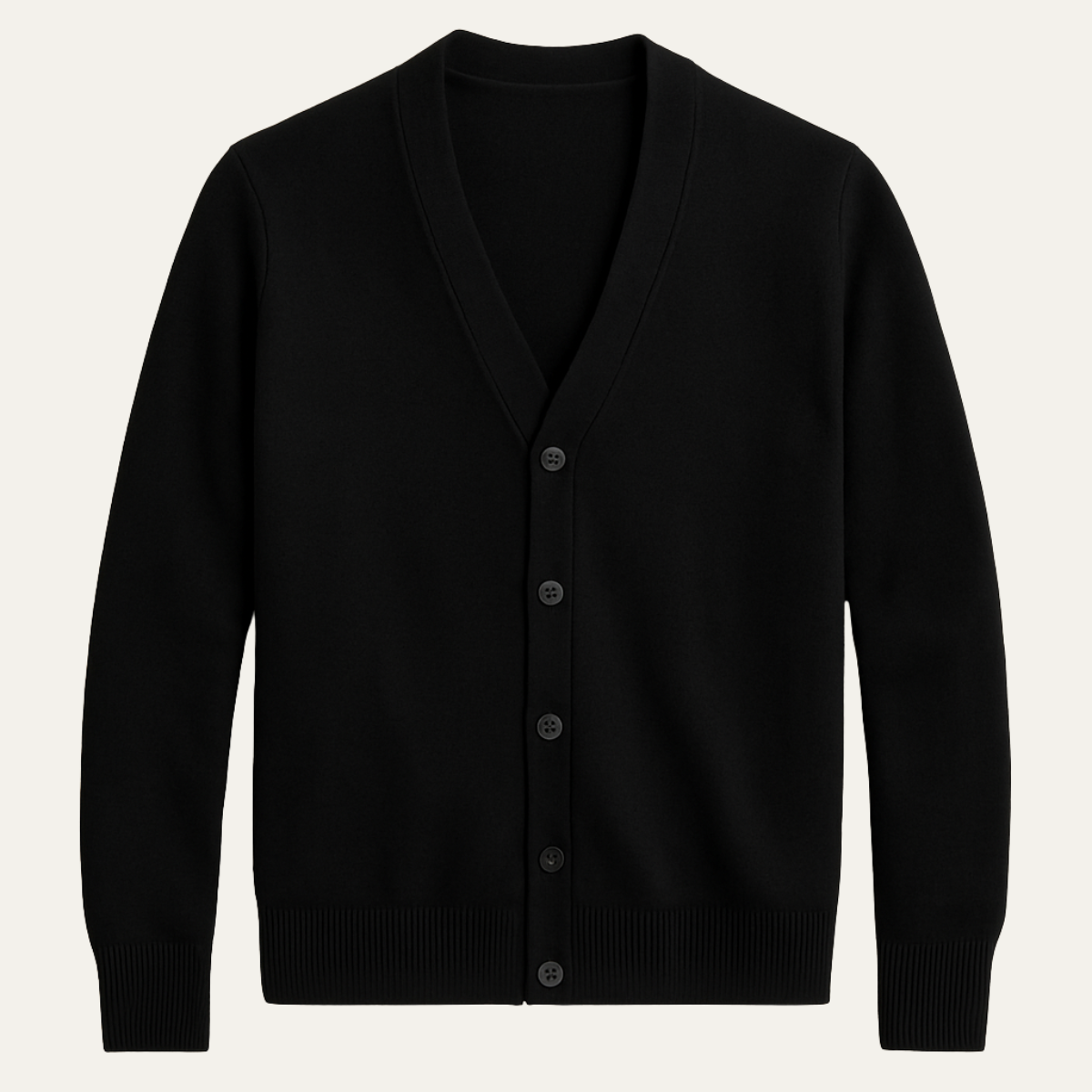 The York Men&#39;s Elegant Knit Cardigan with Buttons