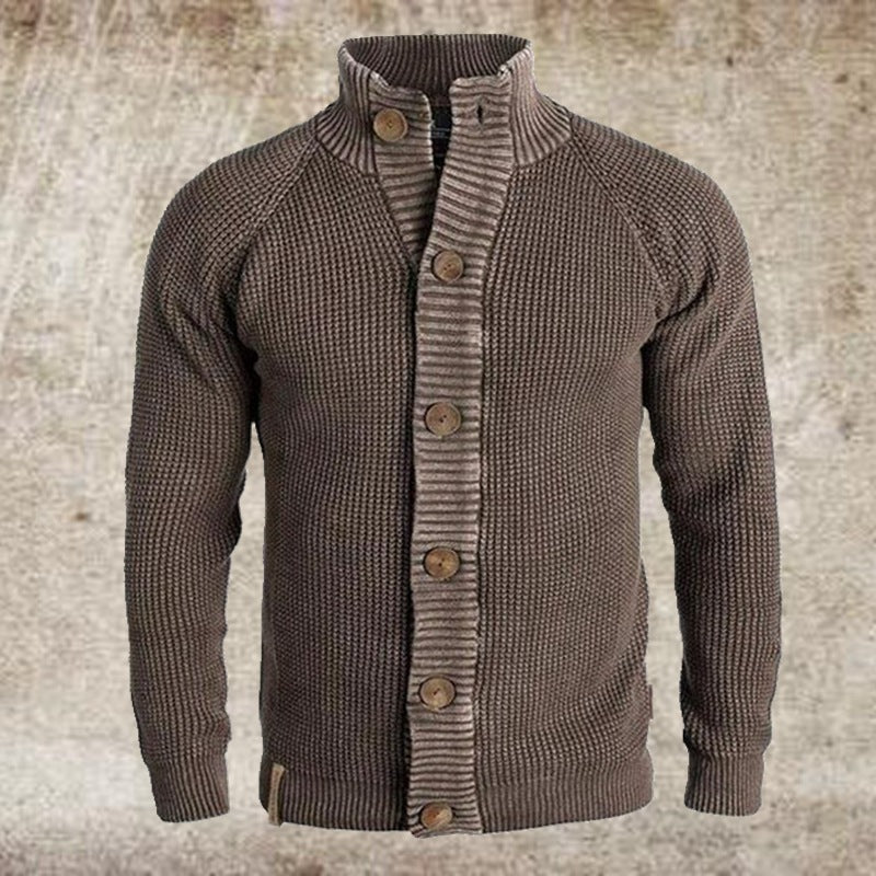 Hubert | Men's Buttoned Knitted Cardigan – Soft, Comfortable & Durable