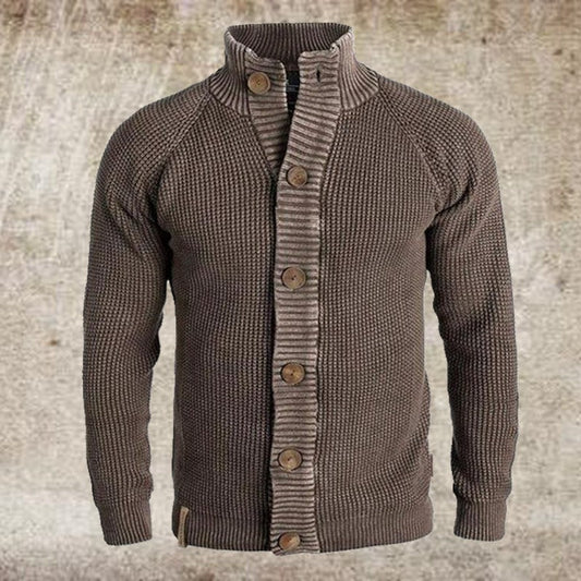 Hubert | Men's Buttoned Knitted Cardigan – Soft, Comfortable & Durable