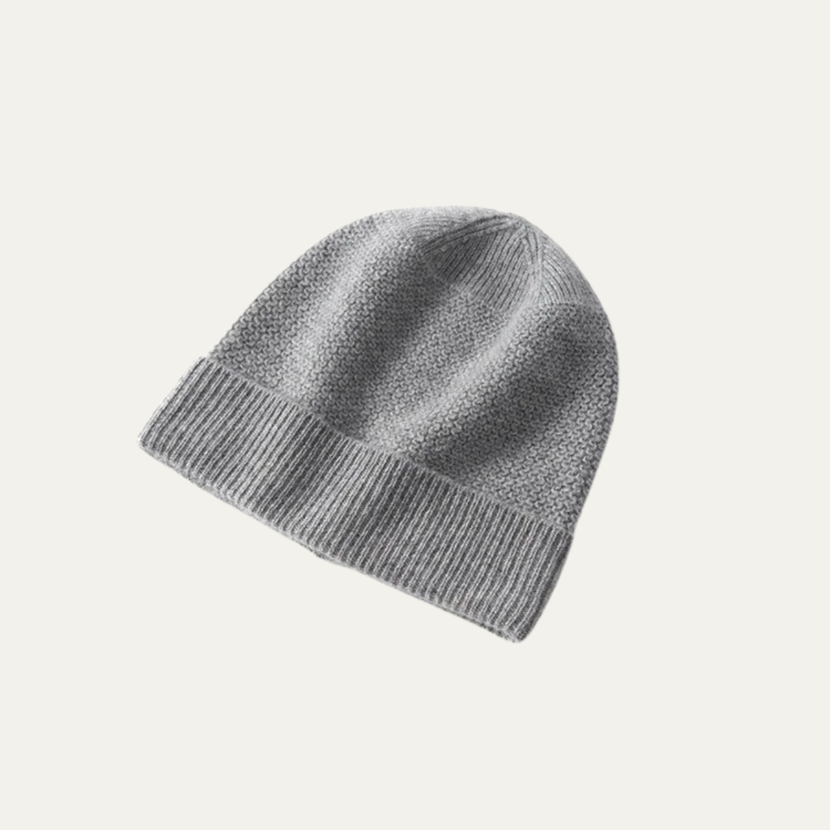 The Thornton Men’s Warm Ribbed Knit Cashmere Beanie Hat