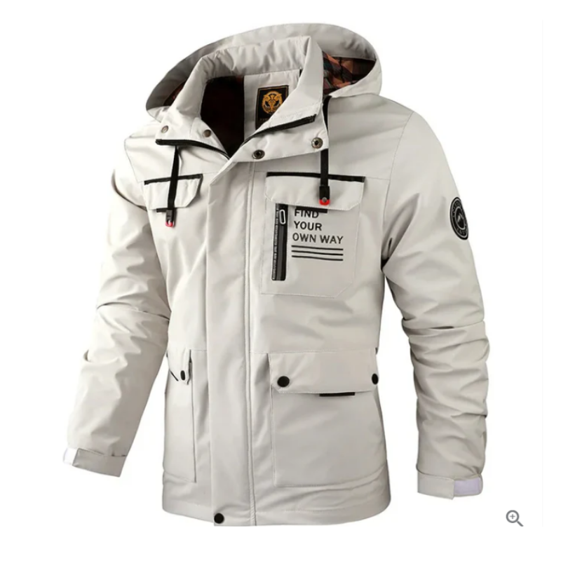 Ronald | Men’s Modern Hooded Winter Jacket with Pockets